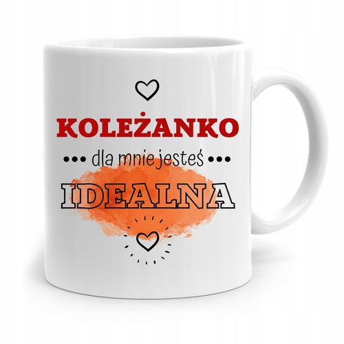 Kubek Prezent Dla Przyjaciela Koleżanka Idealna Z Nadrukiem Ze Zdjęciem na Arena.pl