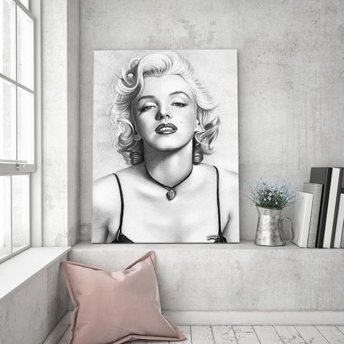 Obraz na płótnie – Canvas, portret Marilyn 60x90 na Arena.pl