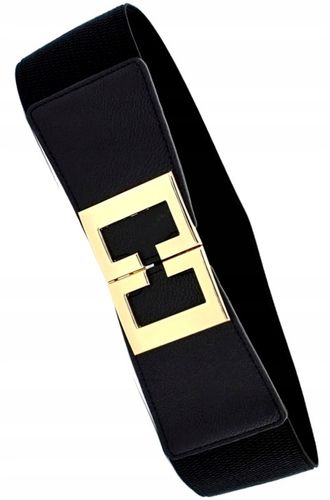 Szeroki Pasek Damski Do Sukienki Elastyczny Modny na Arena.pl