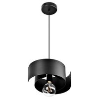 TWIST NOWOCZESNE LAMPY WISZĄCE 2705/Z-B-1 CZARNA LW1
