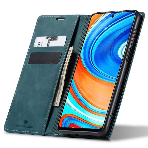 Spacecase Wallet Redmi Note 9S/9 Pro Blue zdjęcie 1
