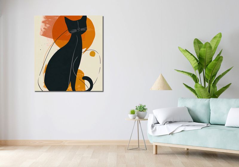 Obraz 90x100cm Kici Kici zdjęcie 2