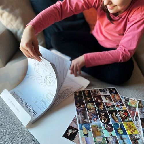 Teczka pełna kolorowanek - 90 obrazów mistrzów! POLSKI PRODUKT na Arena.pl