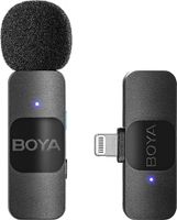 BOYA BY-V1 V2.0 bezprzewodowy mikrofon 2,4 GHz Lightning -1TX+1RX