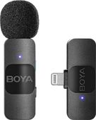 BOYA BY-V1 V2.0 bezprzewodowy mikrofon 2,4 GHz Lightning -1TX+1RX