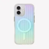 uniq etui coehl linear iphone 16 6.1 magnetic charging opal/iridescent