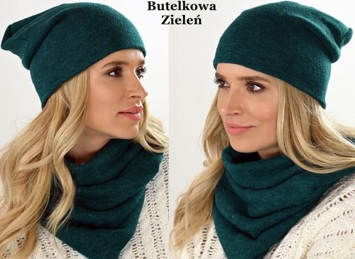 POLSKI - Komplet CZAPKA + KOMIN Tunel KOLORY K6 na Arena.pl