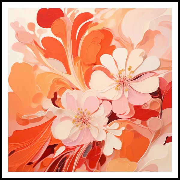 Plakat 80x80cm Taniec Kwiatów zdjęcie 3