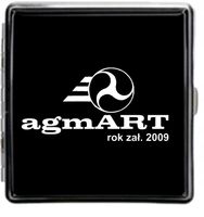 Papierośnica metalowa z grawerem logo DANYMI FIRMY gadżet firmowy prezent