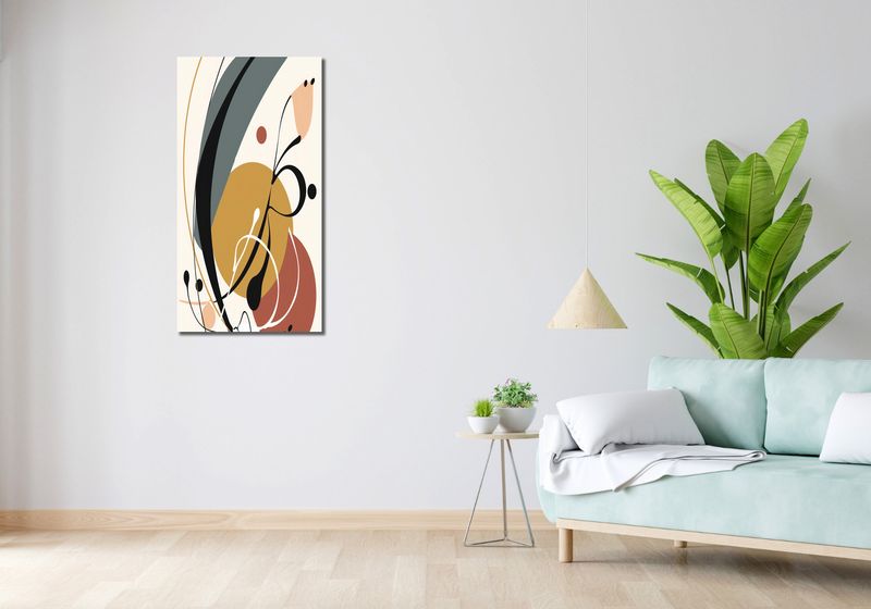 Obraz 50x100cm Rapsodia Kształtów zdjęcie 2