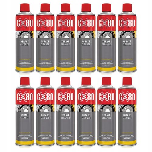 12× Preparat do czyszczenia hamulców CX-80 48278 600 ml na Arena.pl