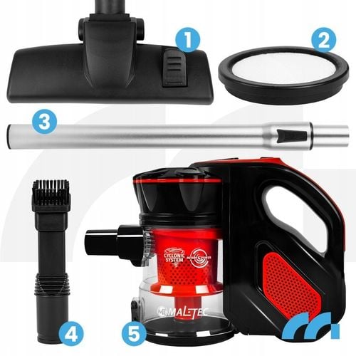 MOCNY LEKKI MAŁY ODKURZACZ RĘCZNY PIONOWY CYKLONOWY BEZWORKOWY NA na Arena.pl