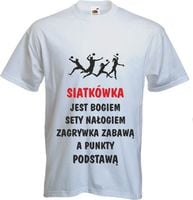 foto Koszulka z nadrukiem kibica siatkówki volley