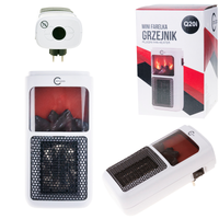q20i mini farelka grzejnik elektryczny kominek gniazdka
