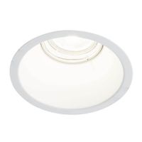 Oczko LAMPA sufitowa KAMI 7378 Shilo okrągła OPRAWA podtynkowa WPUST metalowy biały