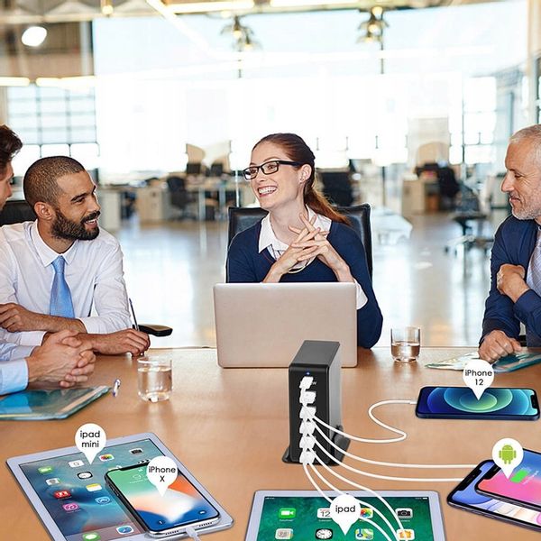 Ładowarka sieciowa Feegar Tower 86W 6x USB Typ C zdjęcie 8