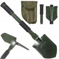 MIL-TEC | SAPERKA 3w1 | ŁOPATA WOJSKOWA SKŁADANA | KILOF PIŁA +