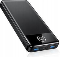 POWERBANK 33800 mAh CZARNY USB-C USB-A SZYBKIE ŁADOWANIE 22,5W