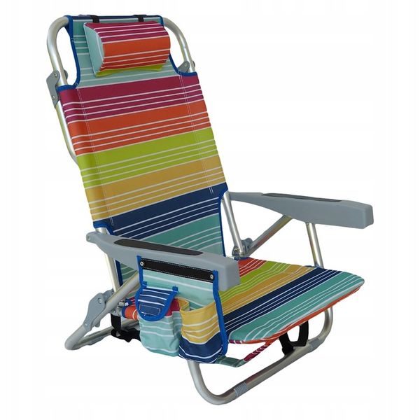 leżak MULTICOLOR plażowy, ALUMINIUM,ogrodowy. zdjęcie 12