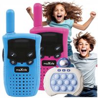 Zestaw walkie talkie dla dzieci Łoki Toki Krótkofalówki 2szt i popit gra
