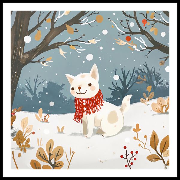 Plakat 90x90cm Śnieżny Kompan zdjęcie 3