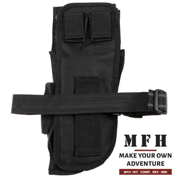 Kabura na Udo "Tactical" dla Praworęcznych, Czarna, MOLLE - 100% Poliester zdjęcie 3