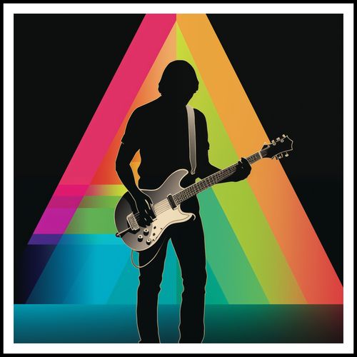 Plakat 100x100cm Pryzmat przez Gitarę na Arena.pl