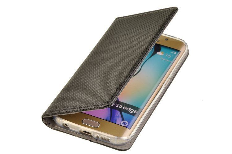 Etui Smart do Samsung Galaxy S6 Edge czarny zdjęcie 1
