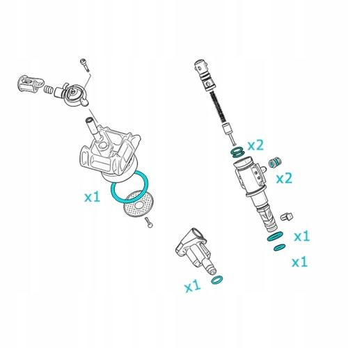 Komplet uszczelek oringów do ekspresu Saeco Philips LatteGo + SMAR na Arena.pl