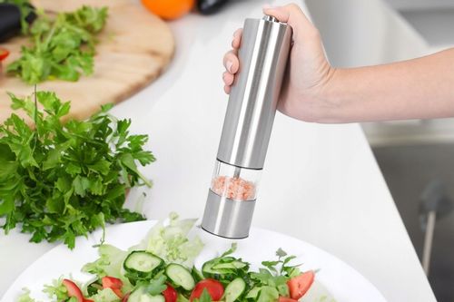 Elektryczny młynek do soli pieprzu stal nierdzewna na Arena.pl