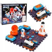 MAŁY NAUKOWIEC ELEKTRONIK ZESTAW DOŚWIADCZALNY UKŁAD STEM KOSMOS ŚWIECĄCY