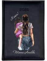 mały KALENDARZ A6 2026 TYGODNNIOWY personalizowany prezent dla mamy + imię