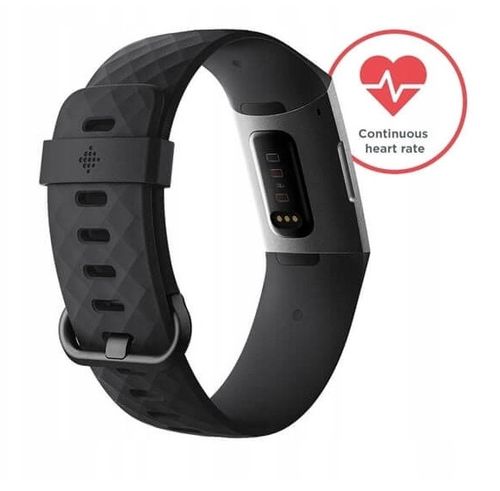 FITBIT Charge 3 Black / Graphite aluminum na Arena.pl