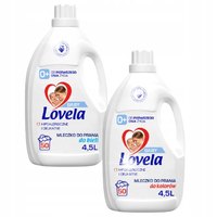 Lovela BABY Hipoalergiczne Mleczko Płyn Do Prania Koloru 9L 100 Prań