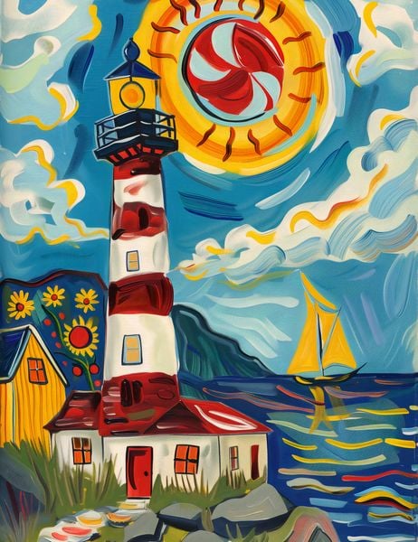 Plakat 50x65cm Żywa Przystań zdjęcie 1