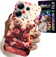 ETUI DO XIAOMI NOTE 14S - MISIE, LOVE YOU, SERCA WIELE WZORÓW CASE