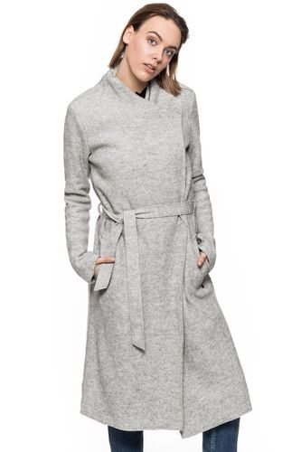 TOM TAILOR CLEAN COAT WITH DRAPED COLLAR SZARY L na Arena.pl
