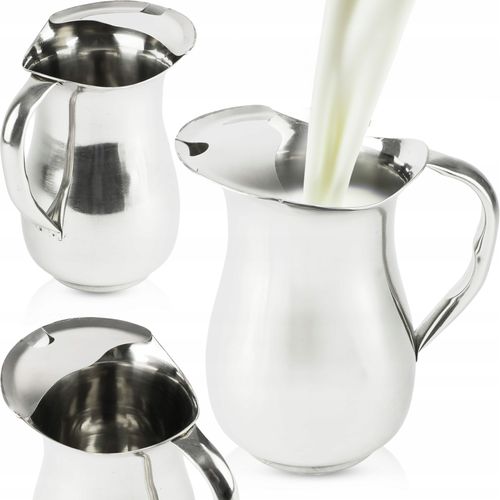 DZBANEK STALOWY 2L STAL NIERDZEWNA MLECZNIK NA NAPOJE SOKI LEMONIADĘ MLEKO na Arena.pl