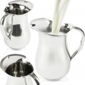 DZBANEK STALOWY 2L STAL NIERDZEWNA MLECZNIK NA NAPOJE SOKI LEMONIADĘ MLEKO