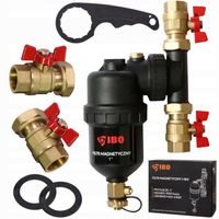 SEPARATOR ZANIECZYSZCZEŃ FILTR MAGNETYCZNY 1 CAL ZAWORY KLUCZ IBO 1" SOLAR