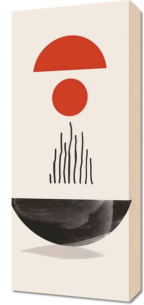 Obraz 30x70cm Półokrągła Forma zdjęcie 1