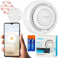 CZUJNIK DYMU DETEKTOR OGNIA WIFI ALARM BEZPRZEWODOWY CZUJKA TUYA