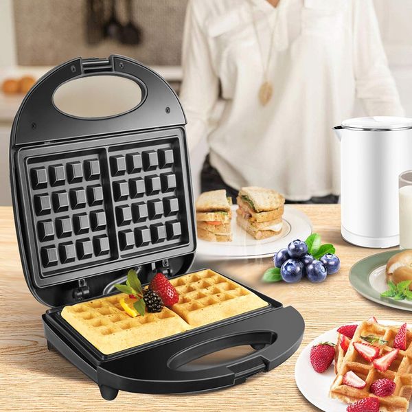 Gofrownica MINI WAFFLE MAKER 750 W black zdjęcie 2