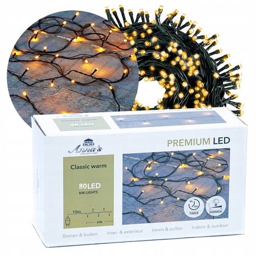 Lampki Choinkowe LED Zewnętrzne 8 M Świąteczne na Arena.pl