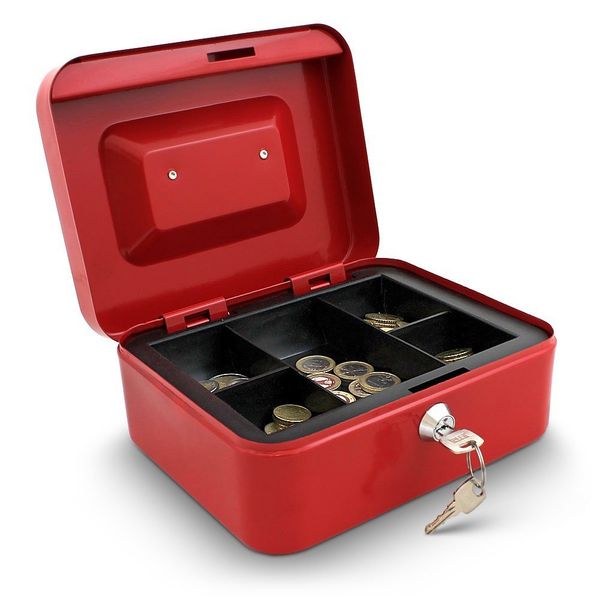 Kasetka 20cm do bilonu (czerwony) zdjęcie 2