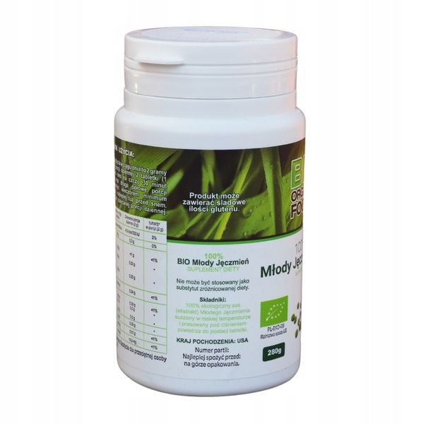 BIO Młody Jęczmień 280g TABLETKI suplement diety zdjęcie 4