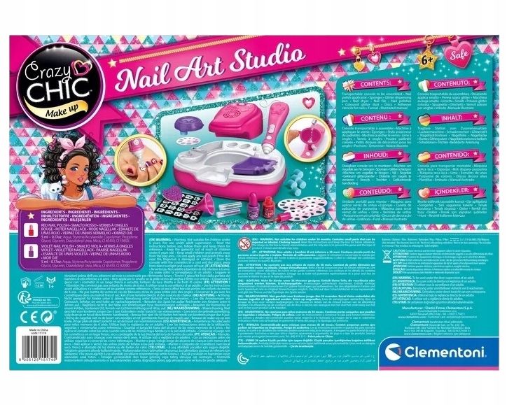 ZESTAW STUDIO PAZNOKCI DLA DZIEWCZYNKI CRAZY CHIC zdjęcie 8