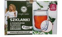 2 x Szklanki termiczne 300 ml Renza Origami komplet 2 szt MG Home