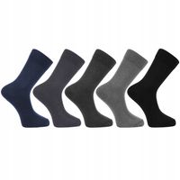 Skarpetki Męskie Skarpety Garniturowe Gładkie Eleganckie 5-PAR MORAJ 39-42
