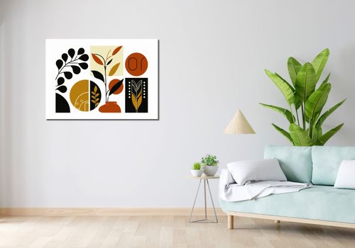 Obraz 100x70cm Kolaż Botaniczny na Arena.pl
